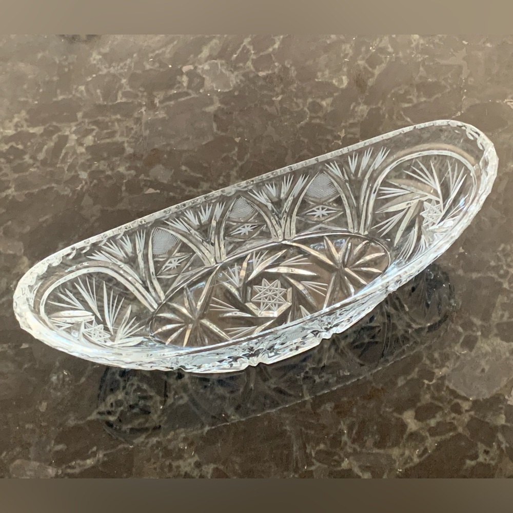 SALE!!Vintage Cut Glass Bowl